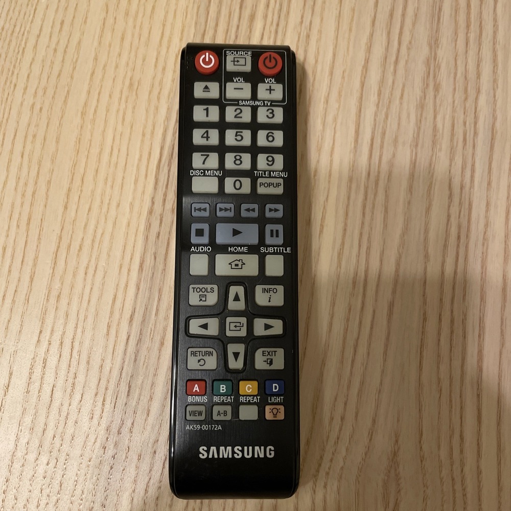 Samsung Remote Control‎ AK59-00172A Blue Ray DVD